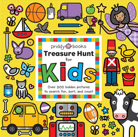 Treasure Hunt: Treasure Hunt for Kids: Over 500 Hidden Pictures to Search For, Sort, and Count -- Roger Priddy, Board Book