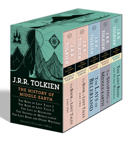 The History of Middle-Earth 5-Book Boxed Set: The Book of Lost Tales 1, the Book of Lost Tales 2, the Lays of Beleriand, the Shaping of Middle-Earth, -- J. R. R. Tolkien, Boxed Set