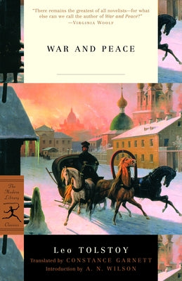 War and Peace -- Leo Tolstoy, Paperback