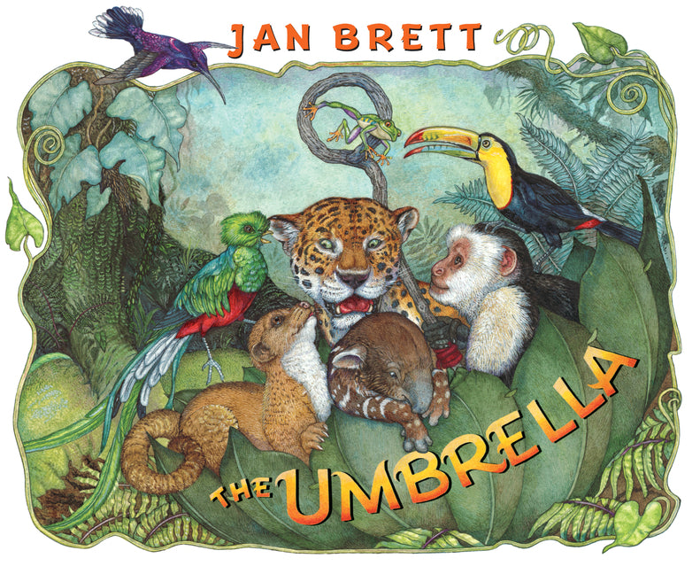 The Umbrella -- Jan Brett, Hardcover