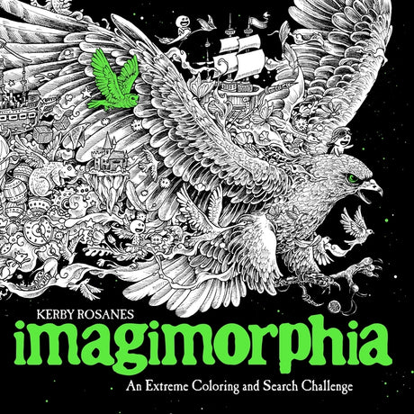 Imagimorphia: An Extreme Coloring and Search Challenge -- Kerby Rosanes, Paperback