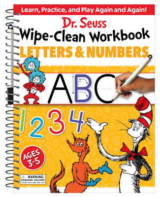 Dr. Seuss Wipe-Clean Workbook: Letters and Numbers: Activity Workbook for Ages 3-5 -- Dr Seuss, Paperback