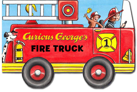 Curious George's Fire Truck (Mini Movers Shaped S) -- H. A. Rey, Board Book