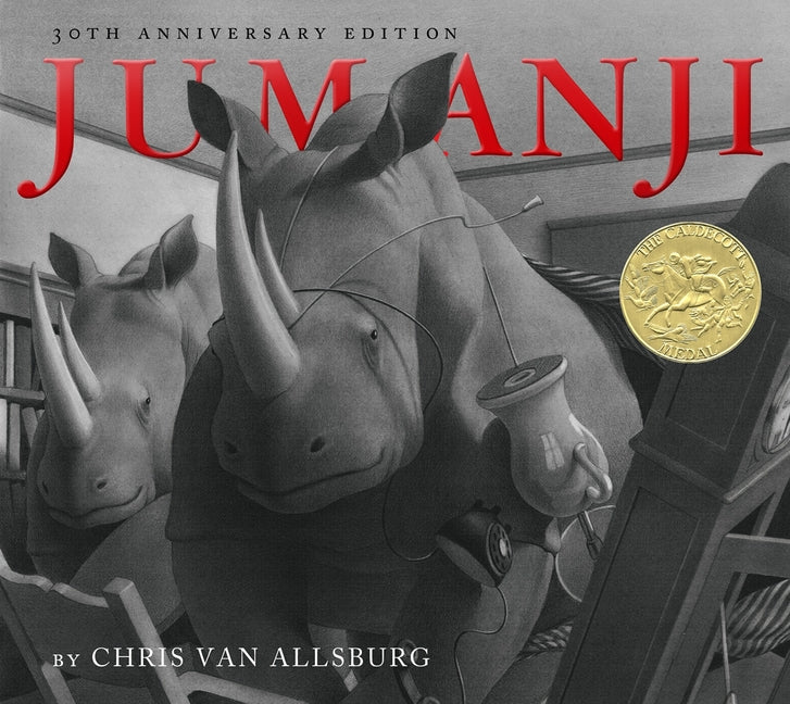 Jumanji 30th Anniversary Edition: A Caldecott Award Winner [With Audio Download] by Van Allsburg, Chris