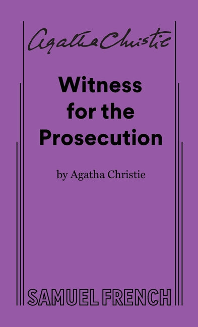 Witness for the Prosecution -- Agatha Christie, Paperback