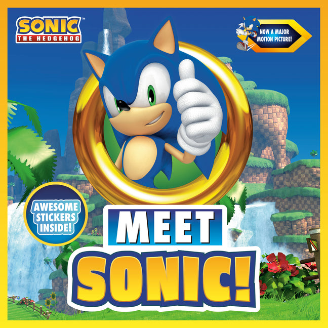 Meet Sonic!: A Sonic the Hedgehog Storybook -- Penguin Young Readers Licenses, Paperback
