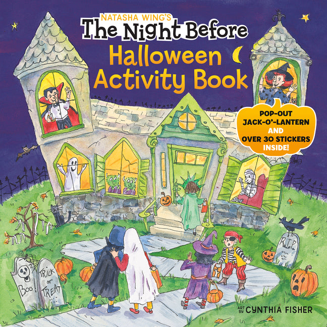 The Night Before Halloween Activity Book -- Natasha Wing, Paperback