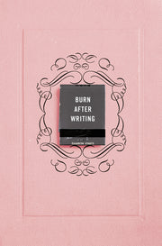 Burn After Writing (Pink) by Jones, Sharon