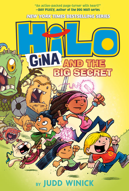 Hilo Book 8: Gina and the Big Secret: (A Graphic Novel) -- Judd Winick, Hardcover