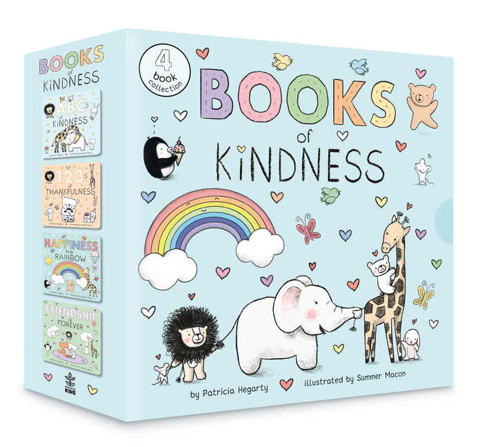 Books of Kindness: ABCs of Kindness; 123s of Thankfulness; Happiness Is a Rainbow; Friendship Is Forever -- Patricia Hegarty, Hardcover