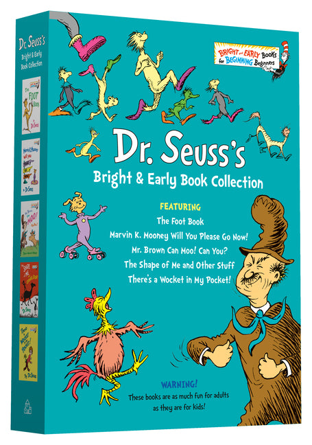 Dr. Seuss Bright & Early Book Boxed Set Collection: The Foot Book; Marvin K. Mooney Will You Please Go Now!; Mr. Brown Can Moo! Can You?, the Shape of -- Dr Seuss, Hardcover