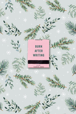 Burn After Writing (Winter Leaves) by Jones, Sharon