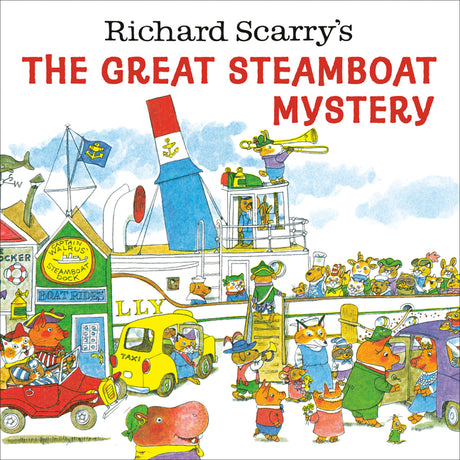 Richard Scarry's the Great Steamboat Mystery -- Richard Scarry, Paperback