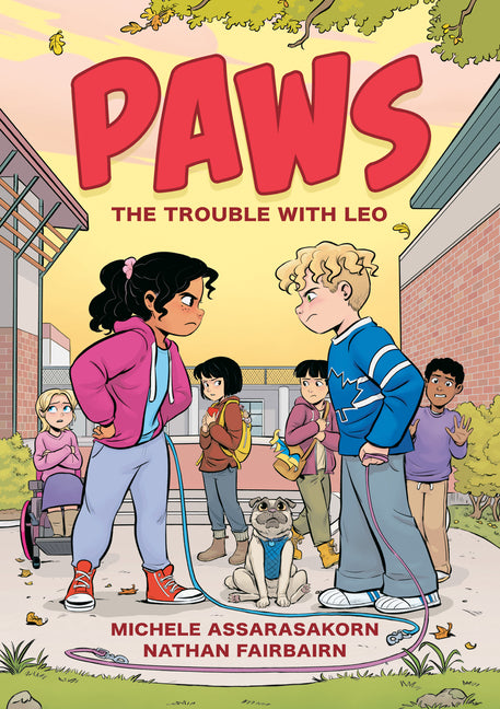 Paws: The Trouble with Leo: A Graphic Novel -- Nathan Fairbairn, Paperback