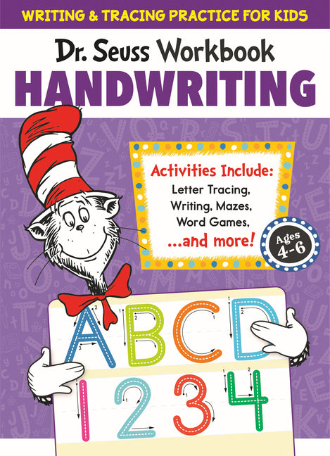 Dr. Seuss Handwriting Workbook: Tracing and Handwriting Practice for Kids Ages 4-6 -- Dr Seuss, Paperback