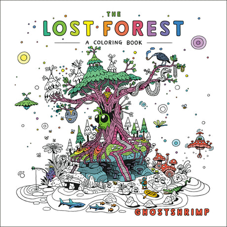 The Lost Forest: A Coloring Book -- Ghostshrimp, Paperback