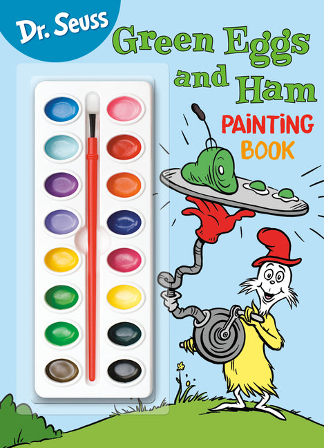 Dr. Seuss: Green Eggs and Ham Painting Book: Coloring and Activity Book with Paint Box -- Random House, Paperback