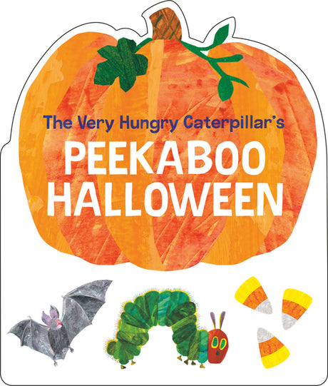 The Very Hungry Caterpillar's Peekaboo Halloween -- Eric Carle, Board Book