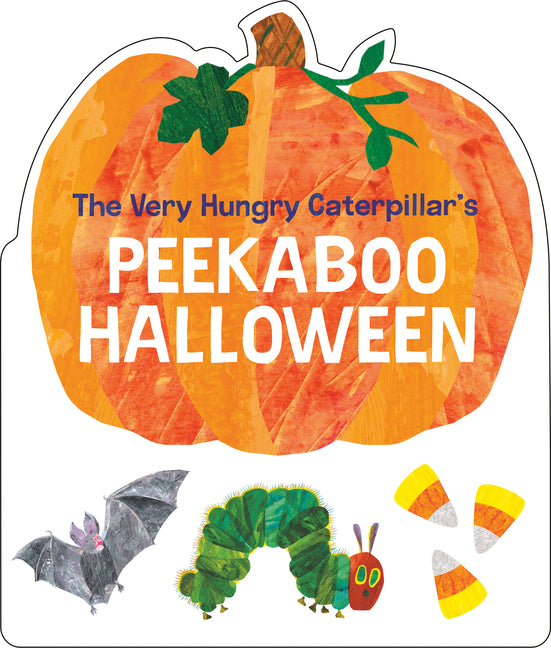 The Very Hungry Caterpillar's Peekaboo Halloween -- Eric Carle, Board Book