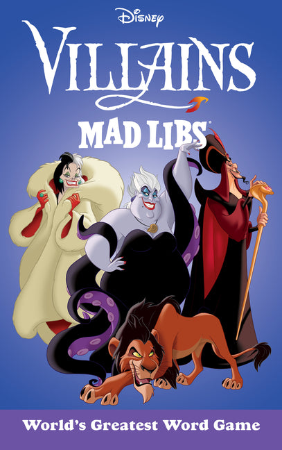 Disney Villains Mad Libs: World's Greatest Word Game -- Brandon T. Snider, Paperback