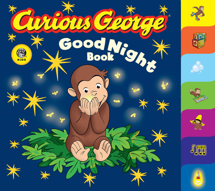 Curious George Good Night Book Tabbed -- H. A. Rey, Board Book