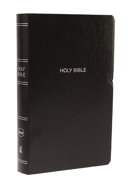 NKJV, Gift and Award Bible, Leather-Look, Black, Red Letter Edition -- Thomas Nelson, Bible