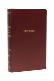 NKJV, Gift and Award Bible, Leather-Look, Burgundy, Red Letter Edition by Thomas Nelson