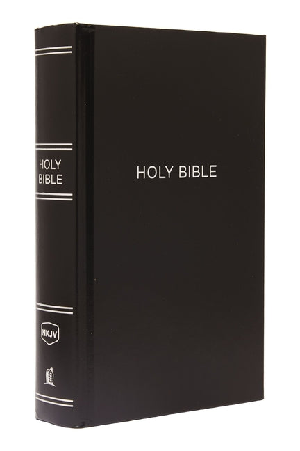 NKJV, Pew Bible, Large Print, Hardcover, Black, Red Letter Edition -- Thomas Nelson, Bible