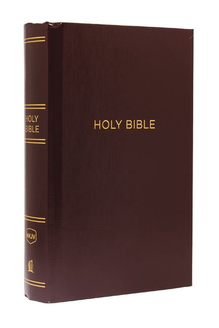 NKJV, Pew Bible, Large Print, Hardcover, Burgundy, Red Letter Edition -- Thomas Nelson, Bible