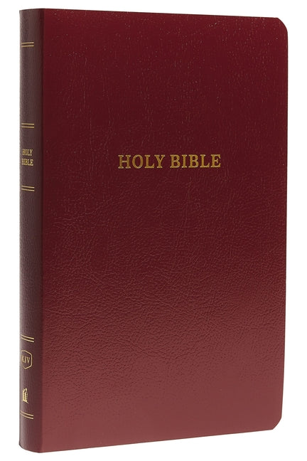 KJV, Gift and Award Bible, Imitation Leather, Burgundy, Red Letter Edition -- Thomas Nelson, Bible