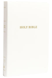 KJV, Gift and Award Bible, Imitation Leather, White, Red Letter Edition by Thomas Nelson