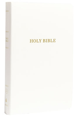 KJV, Gift and Award Bible, Imitation Leather, White, Red Letter Edition -- Thomas Nelson, Bible