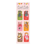 Cool Cats Magnetic Bookmarks by Galison