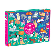 Cats & Dogs 100 Piece Double-Sided Puzzle by Jones, Rebecca