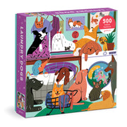 Laundry Dogs 500 Piece Puzzle by Galison Mudpuppy
