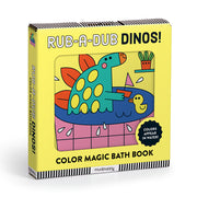 Rub-A-Dub Dinos! Color Magic Bath Book by Mudpuppy