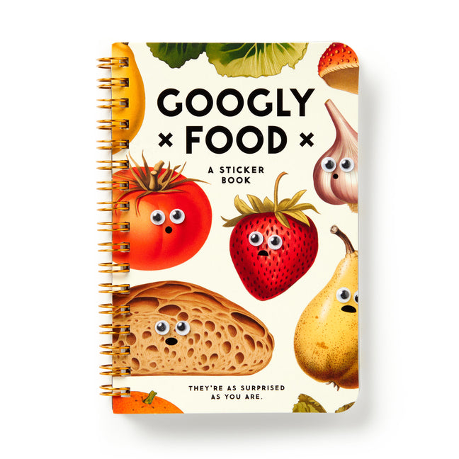 Googly Food Sticker Book -- Brass Brass Monkey, Novelty