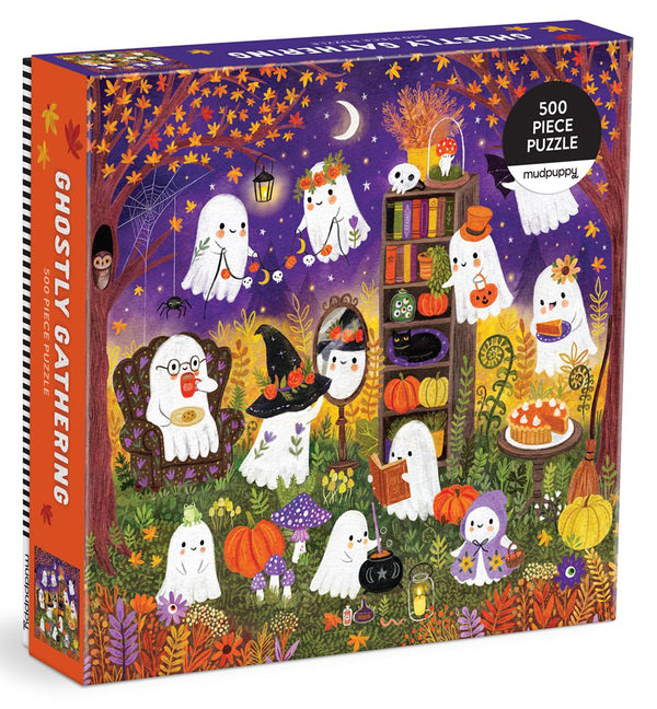 Ghostly Gathering 500 Piece Family Puzzle -- Mudpuppy, Other