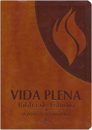 Vida Plena de Estudio - Flex Cover Con Indice (Marrón) by Life Publishers