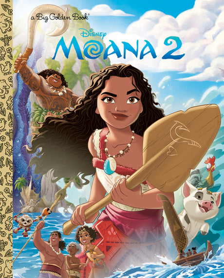 Disney Moana 2 Big Golden Book -- Golden Books, Hardcover