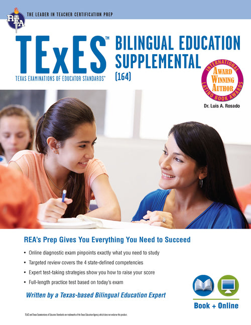 TExES Bilingual Education Supplemental (164) Book + Online -- Luis A. Rosado, Paperback