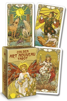 Golden Art Nouveau Tarot Mini by Massaglia, Giulia Francesca