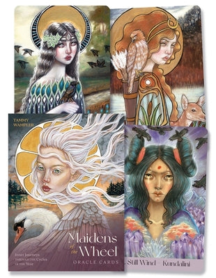 Maidens of the Wheel Oracle Cards: Inner Journeys Through the Cycles of the Year by Wampler, Tammy