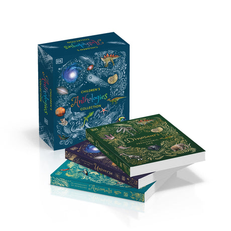 Children's Anthologies Collection: 3-Book Box Set for Kids Ages 6-8, Featuring 300+ Animal, Dinosaur, and Space Topics -- DK, Hardcover
