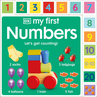 My First Numbers: Let's Get Counting! -- DK, Board Book