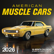 American Muscle Cars 2026: 16-Month Calendar--September 2025 Through December 2026 by Editors of Motorbooks