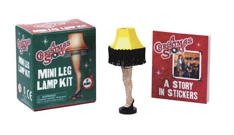 A Christmas Story Mini Leg Lamp Kit [With Replica of Leg Lamp and Sticker Book and Battery] -- Running Press, Other