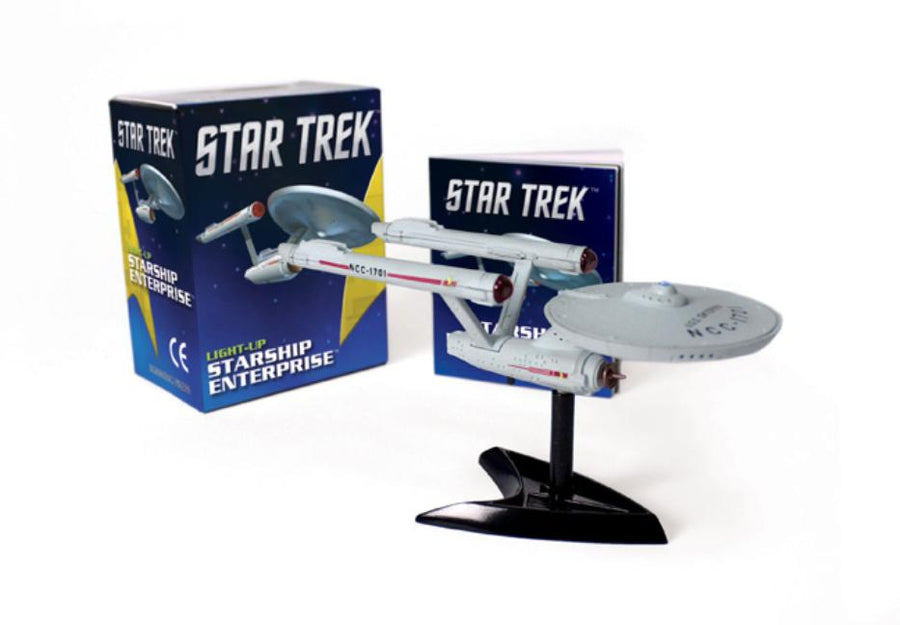 Star Trek Light-Up Starship Enterprise [With Book(s) and 5" Assemble-Your-Own Light-Up Starship Replica] -- Chip Carter, Paperback