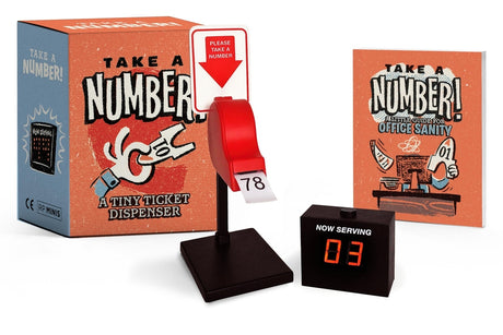 Take a Number!: A Tiny Ticket Dispenser [With Mini Book] -- Mollie Thomas, Board Games