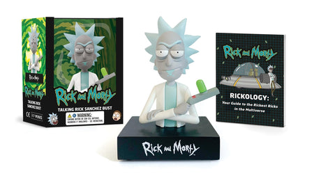 Rick and Morty Talking Rick Sanchez Bust [With Battery] -- Running Press, Paperback